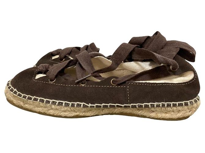 Autre Marque Scarpe Espadrilles con Lacci Don Quichosse Marrone - vista 3
