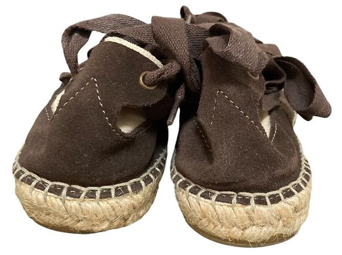 Autre Marque Scarpe Espadrilles con Lacci Don Quichosse Marrone - vista 4