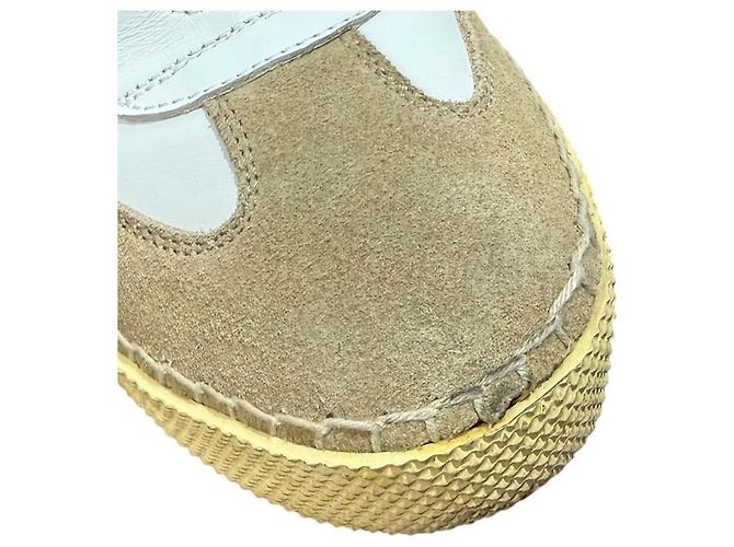 Jil Sander Deutsche Low-Cut Sneakers Weiß Marineblau - Ansicht 12
