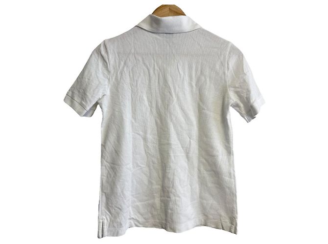 Polo de algodón con bordado del logo B de Burberry Blanco - vista 2