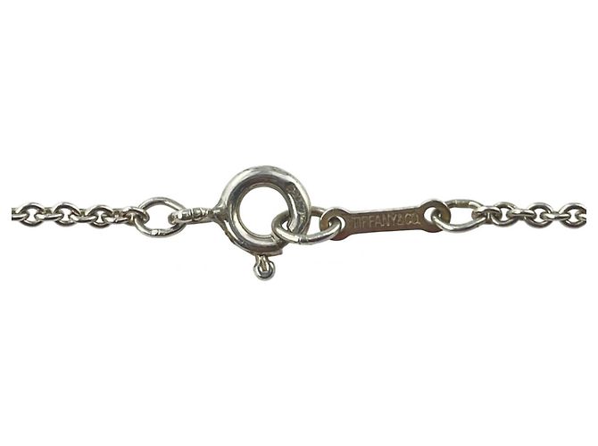 Tiffany & Co Pendente Collana Doppio Anello Tiffany Elsa Peretti Argento - vista 8