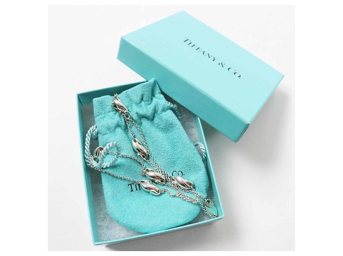 Tiffany & Co Collana Cavalluccio Marino Tiffany Elsa Peretti Argento - vista 2