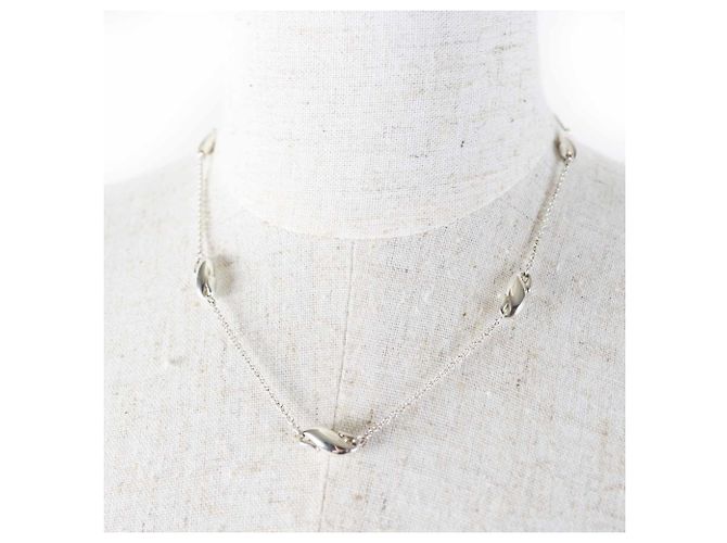 Tiffany & Co Collana Cavalluccio Marino Tiffany Elsa Peretti Argento - vista 3