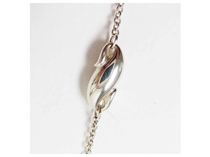 Tiffany & Co Collana Cavalluccio Marino Tiffany Elsa Peretti Argento - vista 4