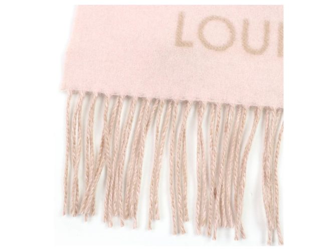 Sciarpa in cashmere rosa Louis Vuitton - vista 6