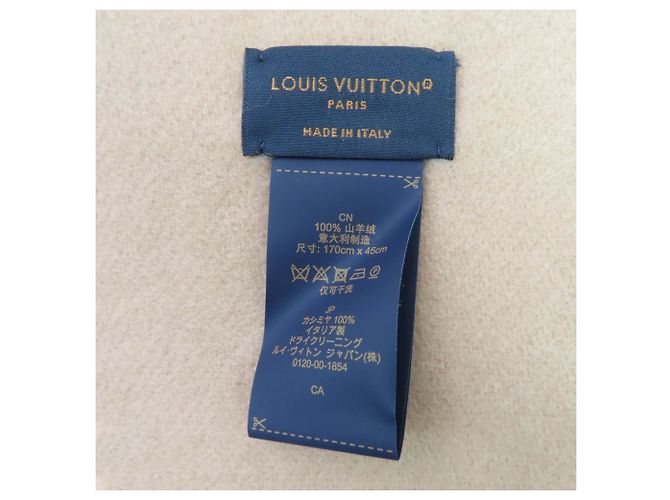 Sciarpa in cashmere rosa Louis Vuitton - vista 7