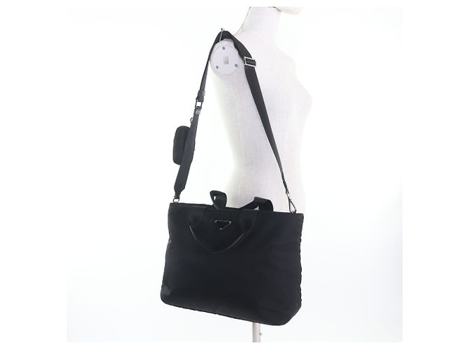 Borsa a mano Re-Nylon 1BG867 di Prada Nero - vista 5