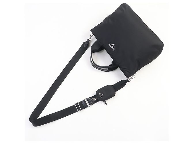 Borsa a mano Re-Nylon 1BG867 di Prada Nero - vista 8