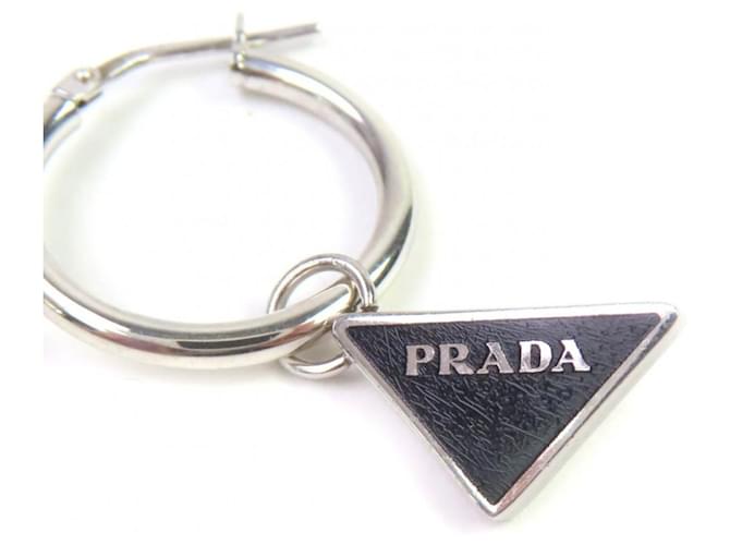 Pendientes de Stud Prada 2JO750 Negro Plata - vista 5