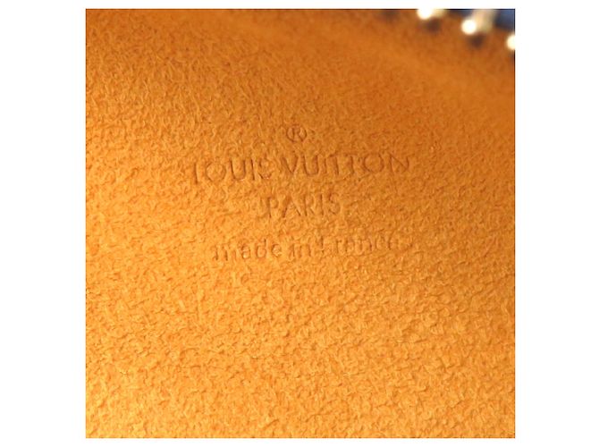 Borsa a tracolla in denim Louis Vuitton Blu - vista 7