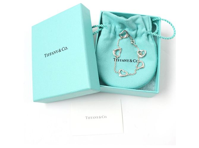 Tiffany & Co Bracciale charm 5 pezzi Open Heart di Tiffany Argento - vista 2