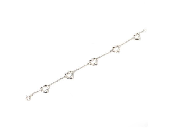 Tiffany & Co Bracciale charm 5 pezzi Open Heart di Tiffany Argento - vista 3