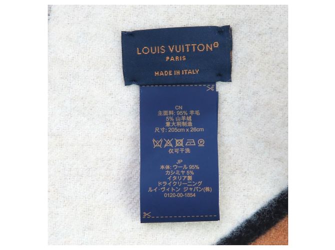 Louis Vuitton Duo Infinity Schal Schwarz - Ansicht 9
