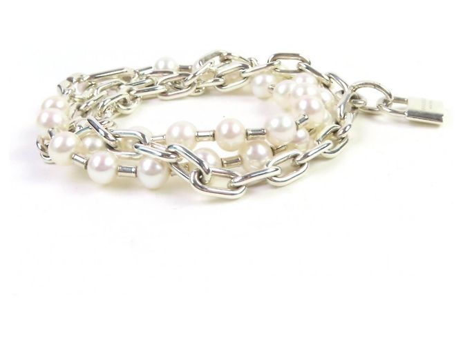 Tiffany & Co Bracciale Pearl Rock Tiffany HardWear Argento - vista 5