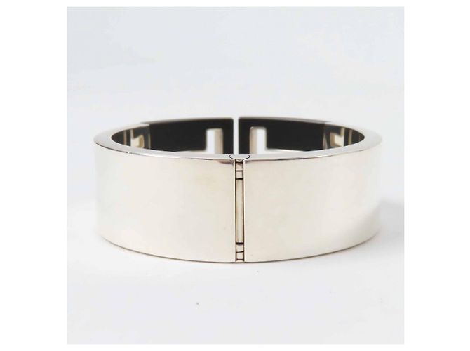 Tiffany & Co. Bracciale ritagliato Tiffany T in argento e nero - vista 3