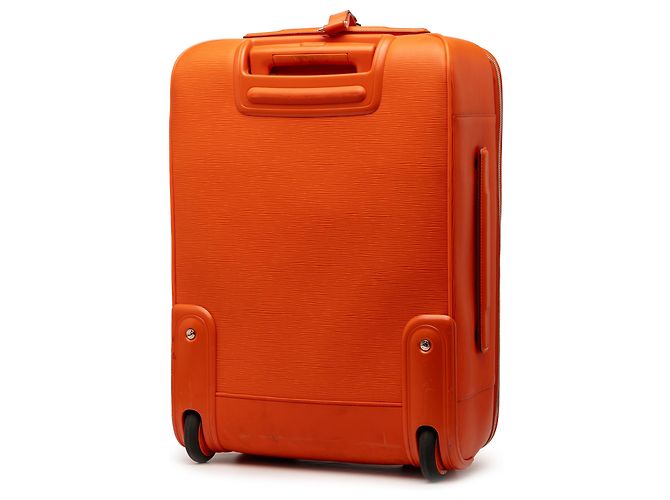 Louis Vuitton Pegase 55 in Epi arancione - vue 2