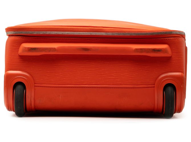 Louis Vuitton Pegase 55 in Epi arancione - vue 3