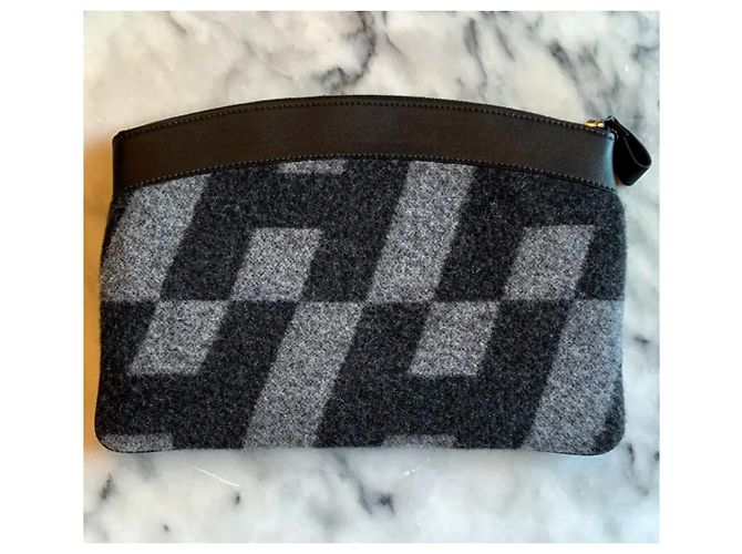 Pochette Hermès H Oblique nuova con scatola Nero - vista 5