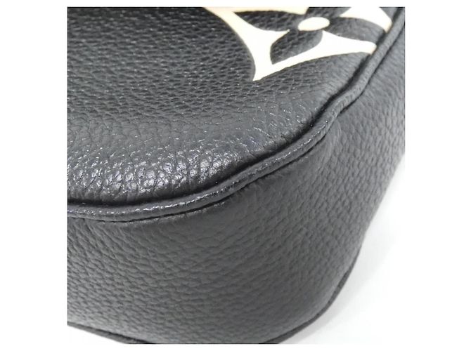 Schultertasche Multi Pochette Accessoires Monogram Empreinte in zwei Farben Louis Vuitton M45777 Schwarz Beige - Ansicht 3