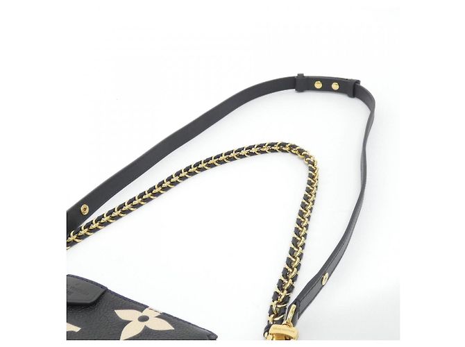 Schultertasche Multi Pochette Accessoires Monogram Empreinte in zwei Farben Louis Vuitton M45777 Schwarz Beige - Ansicht 5