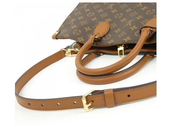 Borsa organizer On-the-Go Monogram Louis Vuitton Marrone - vista 5