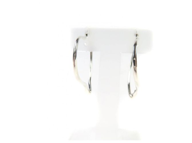 Tiffany & Co Orecchini a cerchio Open Heart di Tiffany Elsa Peretti Argento - vista 2