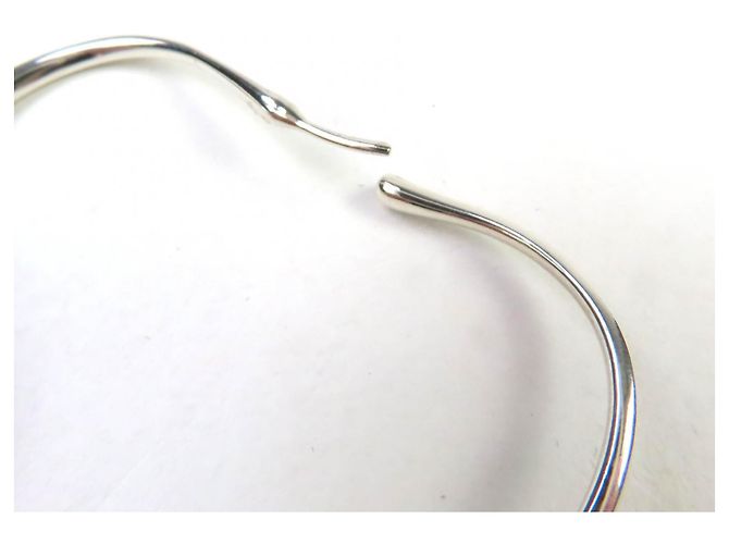 Tiffany & Co Orecchini a cerchio Open Heart di Tiffany Elsa Peretti Argento - vista 6