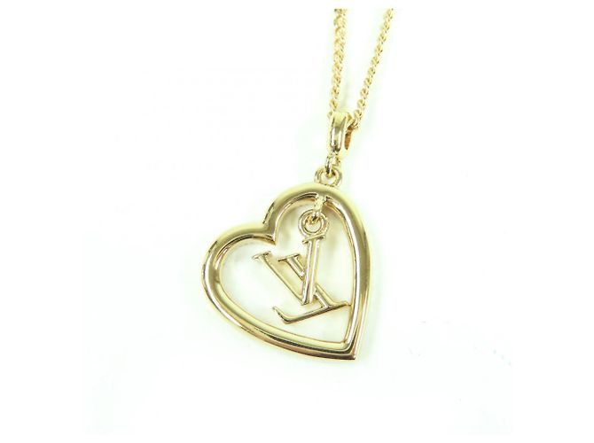 Collana in oro My LV Heart con strass Louis Vuitton D'oro - vista 5