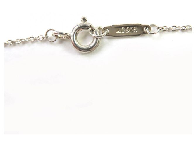 Tiffany & Co Pendente Doppio Cuore Tag Ritorno a Tiffany Argento D'oro - vista 6