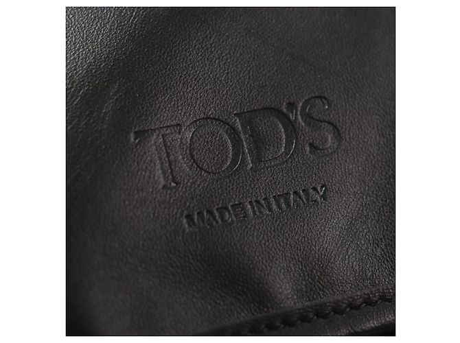 Tod's Medium Fabric and Leather Backpack Black - view 9