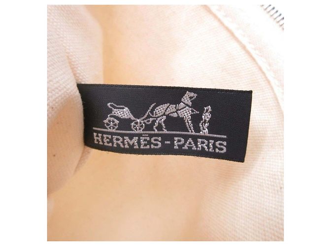 Hermès Bolso tote Hermes Cannes PM Negro Blanco - vista 10