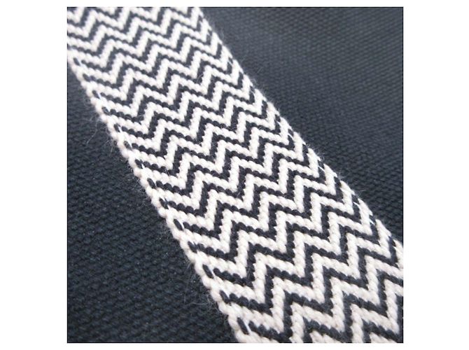 Hermès Bolso tote Hermes Cannes PM Negro Blanco - vista 7