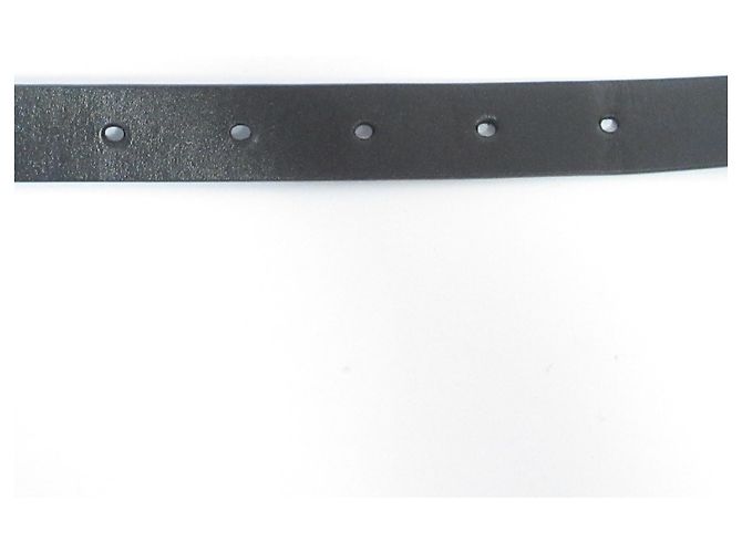 Schmaler Ledergürtel mit CD-Strassschnalle von Christian Dior - Ansicht 18