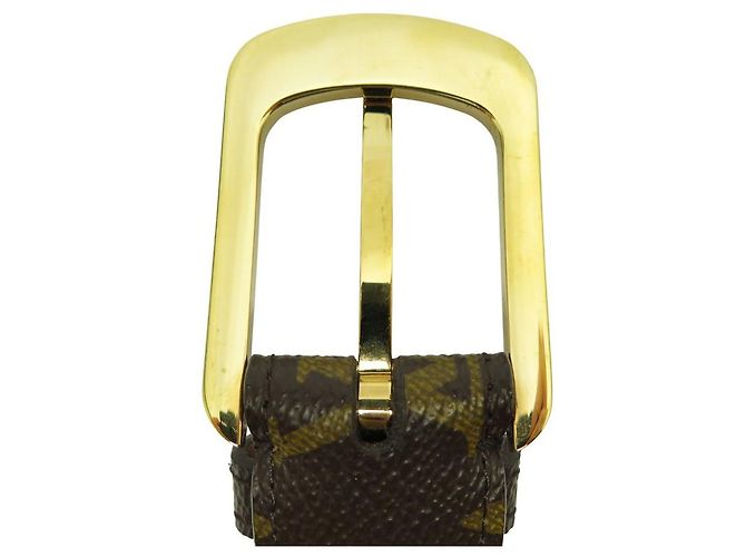NEUF CEINTURE LOUIS VUITTON ELLIPSE 30MM EN TOILE MONOGRAM M6919 T90 BELT Marron - vue 7