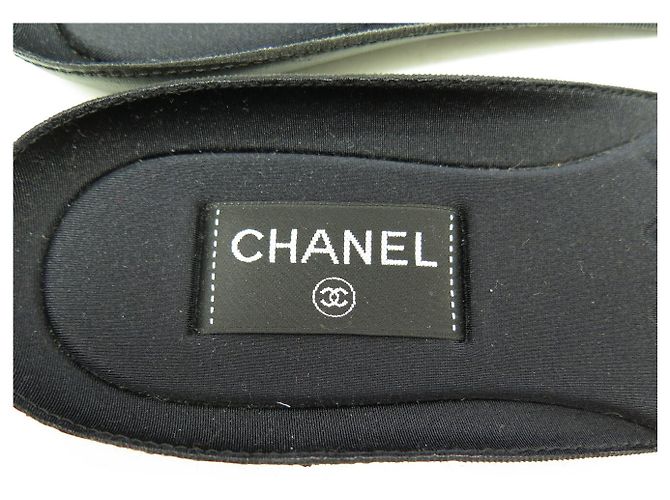 NEUE CHANEL G35060 HOHE TRAINER LOGO CC 39 SNEAKERS Schwarz - Ansicht 12
