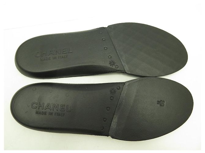 NEUE CHANEL G35060 HOHE TRAINER LOGO CC 39 SNEAKERS Schwarz - Ansicht 13