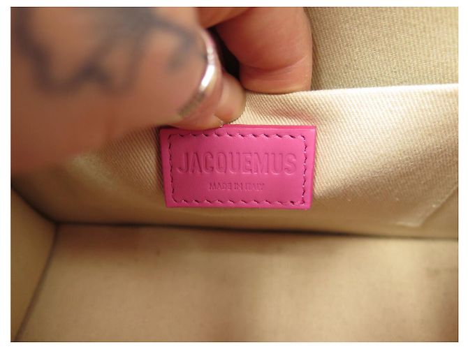 BORSA JACQUEMUS LE GRAND CHIQUITO GM IN PELLE ROSA CON TRACOLLA - vista 11