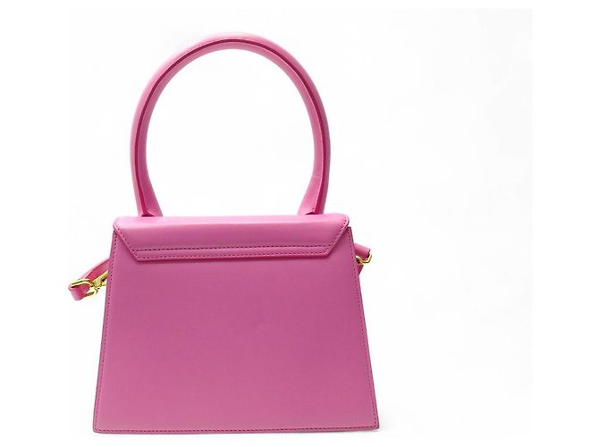 BORSA JACQUEMUS LE GRAND CHIQUITO GM IN PELLE ROSA CON TRACOLLA - vista 2