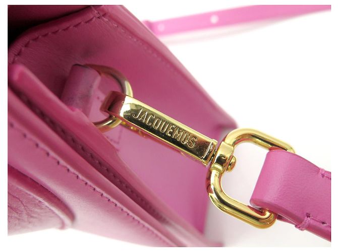 BORSA JACQUEMUS LE GRAND CHIQUITO GM IN PELLE ROSA CON TRACOLLA - vista 7