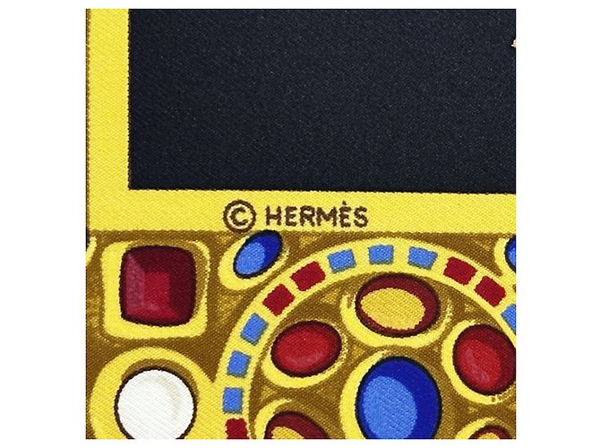 Hermès Hermes Il Trionfo del Paladino Sciarpa di Seta Nero Multicolore - vista 6