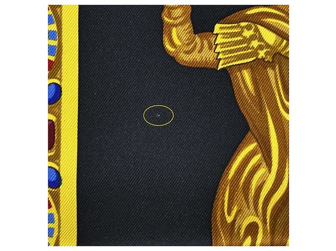 Hermès Hermes Il Trionfo del Paladino Sciarpa di Seta Nero Multicolore - vista 9