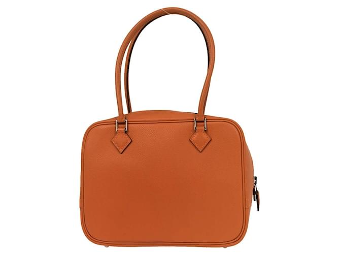 Borsa Plume Hermès Epsom 20 Arancione - vista 2