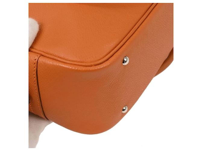 Borsa Plume Hermès Epsom 20 Arancione - vista 7