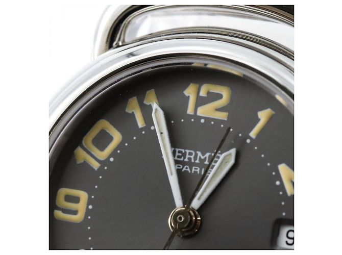 Reloj de cuarzo de acero inoxidable Hermès Pullman PU2.210 - vista 6