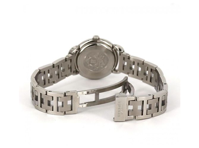 Reloj de cuarzo de acero inoxidable Hermès Pullman PU2.210 - vista 7