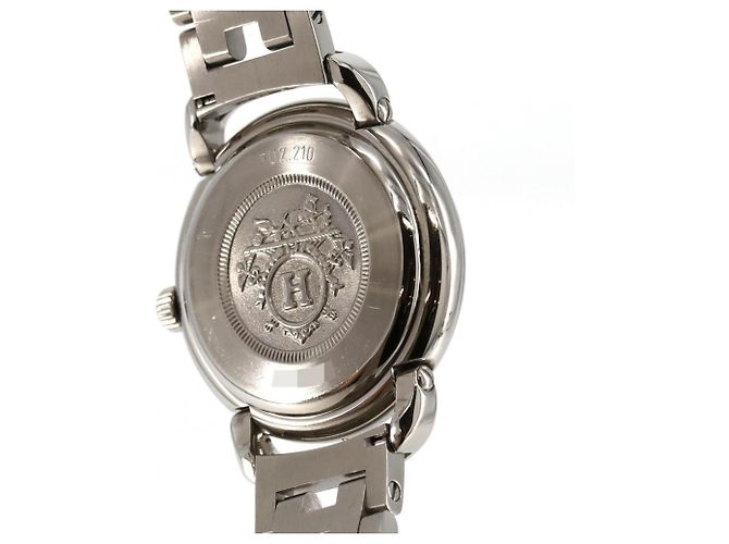 Reloj de cuarzo de acero inoxidable Hermès Pullman PU2.210 - vista 8