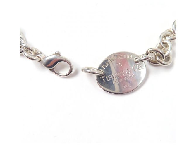 Collana Choker in Argento 925 con Tag Ovale Tiffany & Co. - vista 9