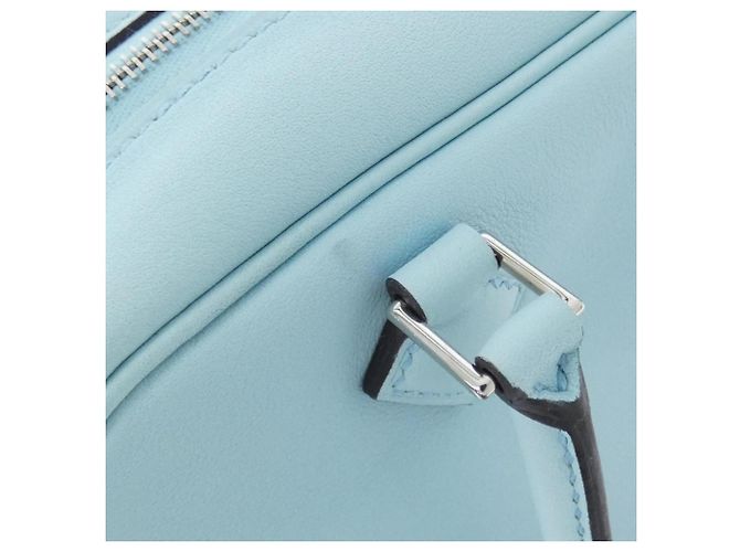 Hermès Mini Plume Handtasche Blau - Ansicht 3
