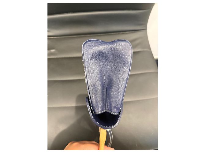 Borsa Goyard Saigon Soft Mini Blu Navy Pelle - vista 5