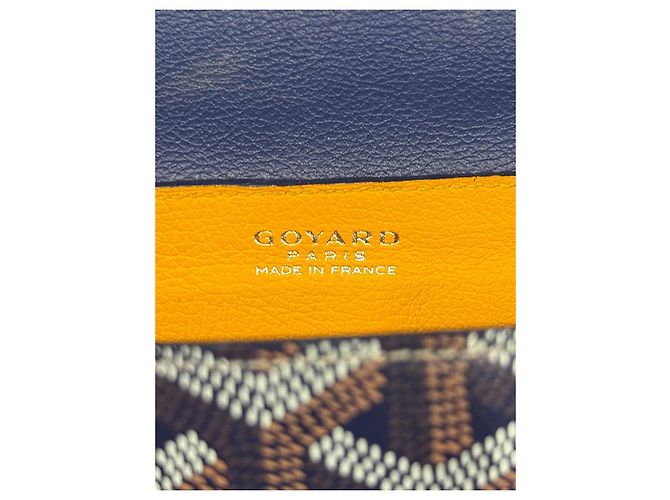 Borsa Goyard Saigon Soft Mini Blu Navy Pelle - vista 8